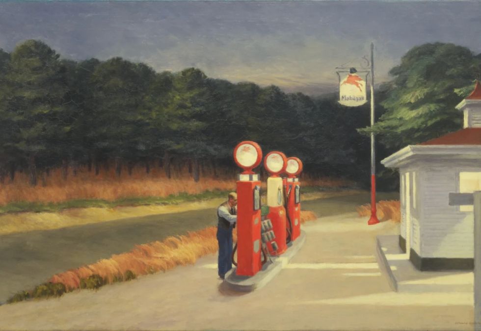 Gas - Edward Hopper