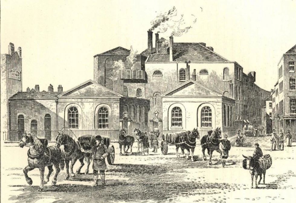 Meux brewery in London burst