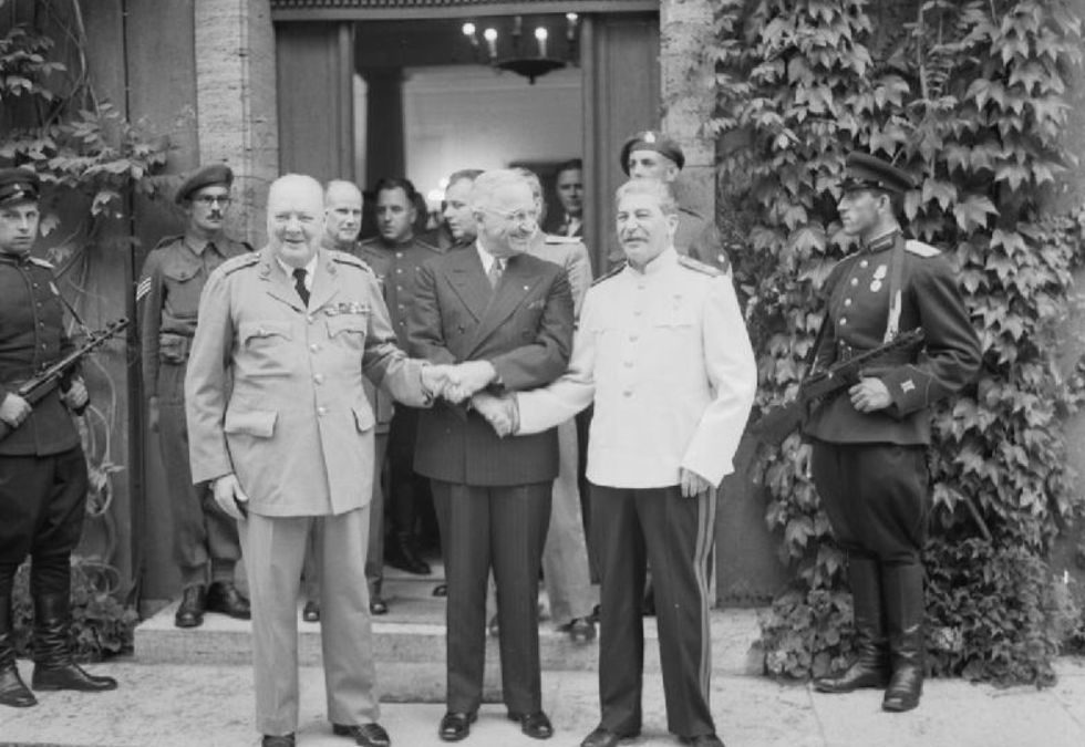 The Potsdam Conference Brings Allied Leaders Together