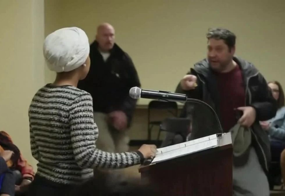 Threats and an Alleged Attack at a Town Hall