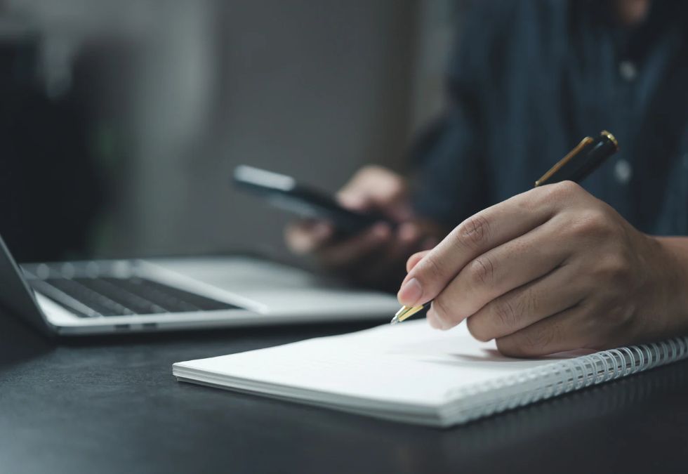 Writing Down Phone Numbers